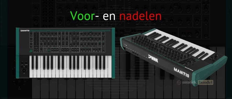 Overzicht van de voor- en nadelen van de PWM Mantis synthesizer voor muzikanten en producers.