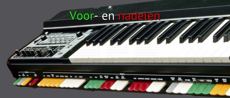 Overzicht van de voor- en nadelen van de Roland SH-2000 synthesizer.