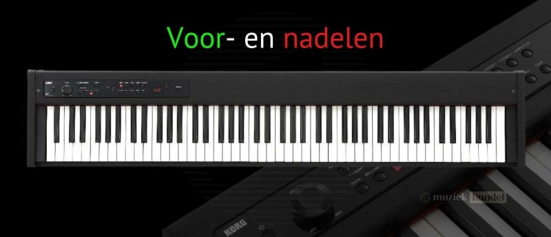 Overzicht van de voordelen en nadelen van de KORG D1 digitale podiumpiano voor pianisten