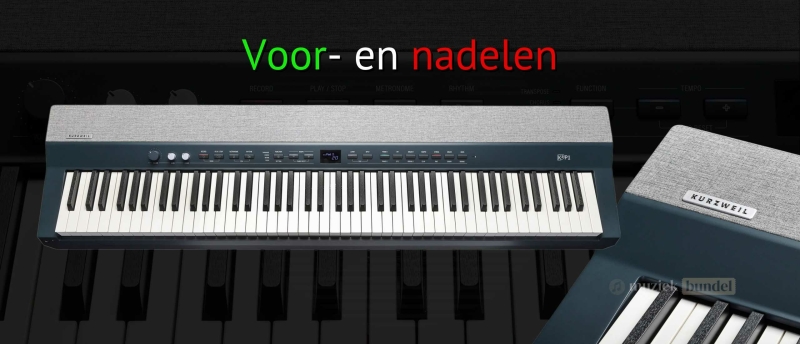 Overzicht van de voor- en nadelen van de Kurzweil KaP1 Stage Piano.