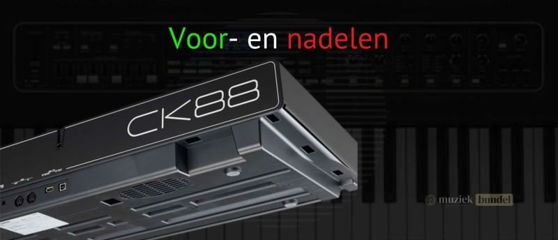 Overzicht van de voordelen en nadelen van de Yamaha CK88 stage keyboard voor live-optredens en studio-gebruik