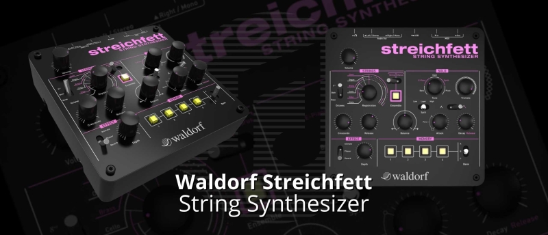 Connectiviteit Waldorf Streichfett String Synthesizer