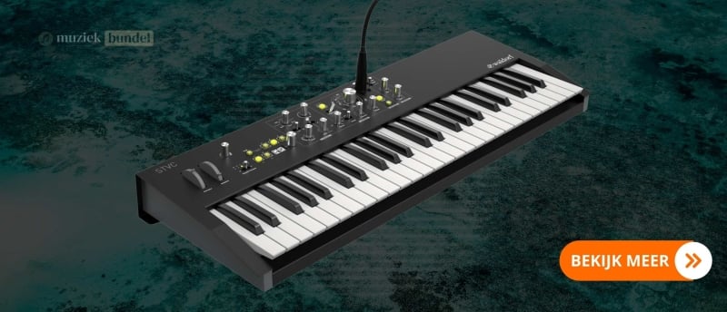 Waldorf STVC String Synthesizer - Synthesizer met rijke strijkerklanken en geïntegreerde vocoder voor expressieve klankcreatie