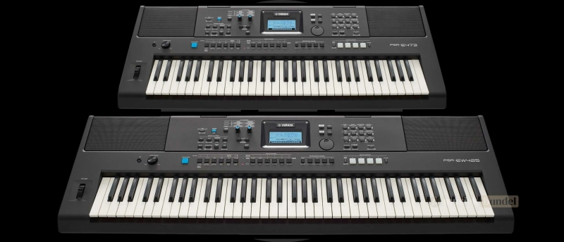 Vergelijking van de Yamaha PSR-E473 en PSR-EW425 keyboards: belangrijkste verschillen en overeenkomsten