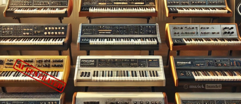 Overzicht van alternatieven voor de Crumar Seven, waaronder Korg SV2, Nord Electro 6D, Yamaha CP73, en Roland RD-2000