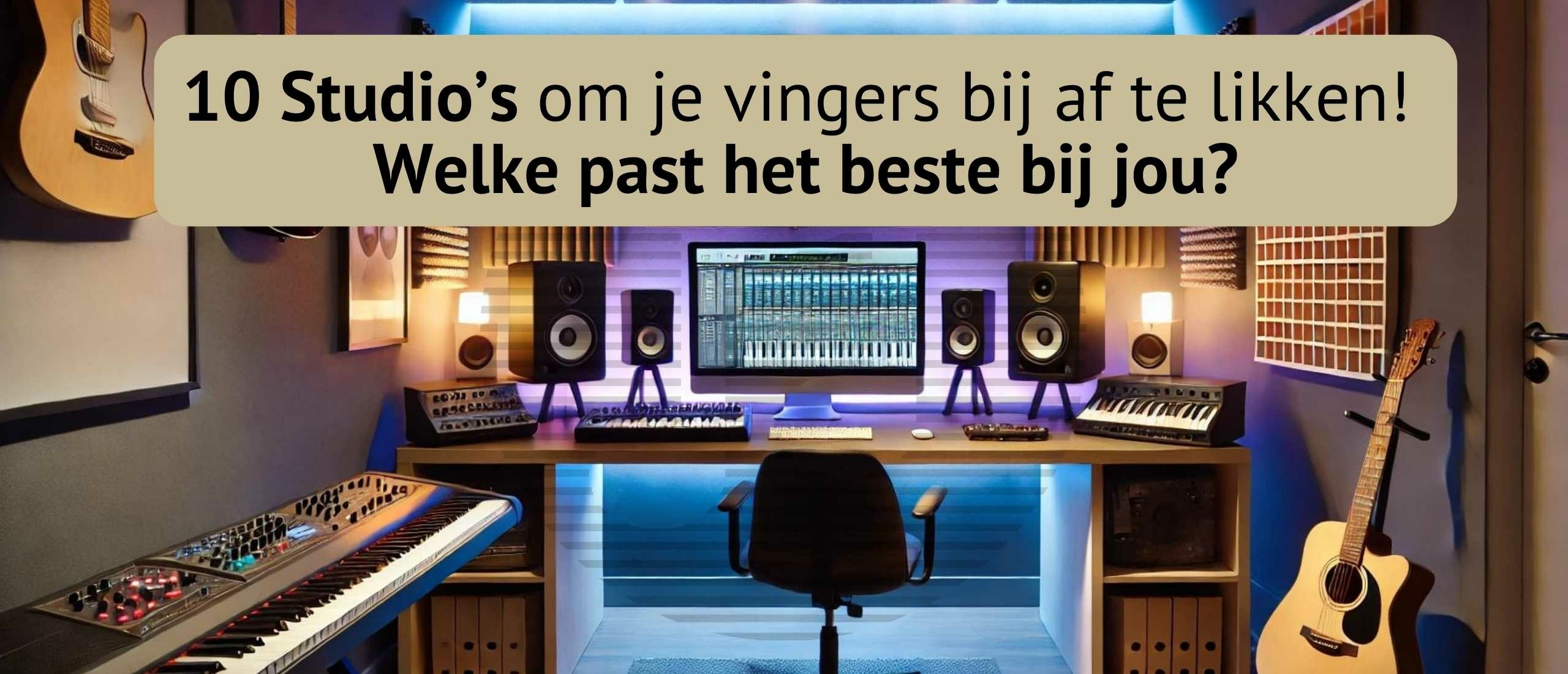 Welke (Home) Studio past heb beste bij jou?