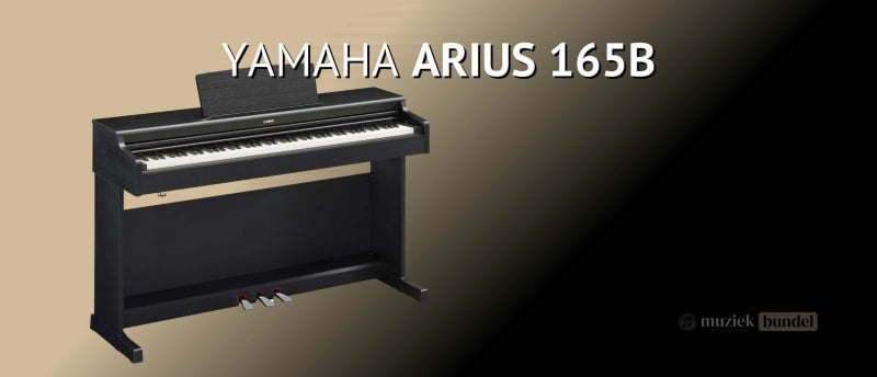 De Yamaha Arius YDP-165B biedt een stijlvolle uitstraling en een authentieke speelervaring, perfect voor thuis en beginners.