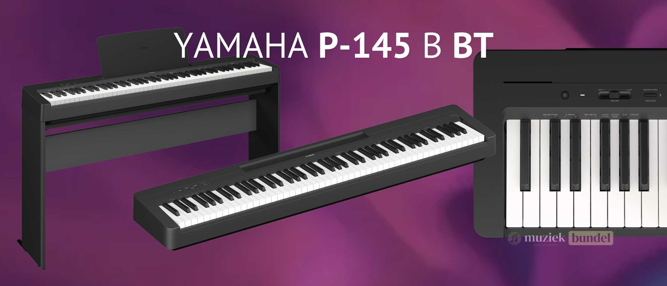 Yamaha P-145B BT Review - Compacte Perfectie met Moderne Connectiviteit | Muziekbundel.nl
