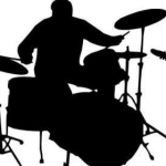 Drummen in een band