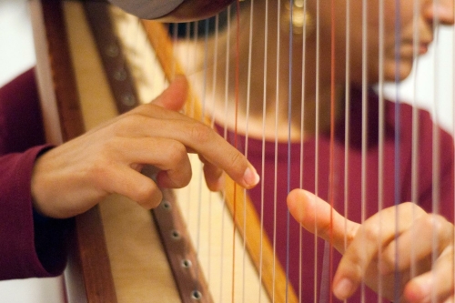 harp-bespelen