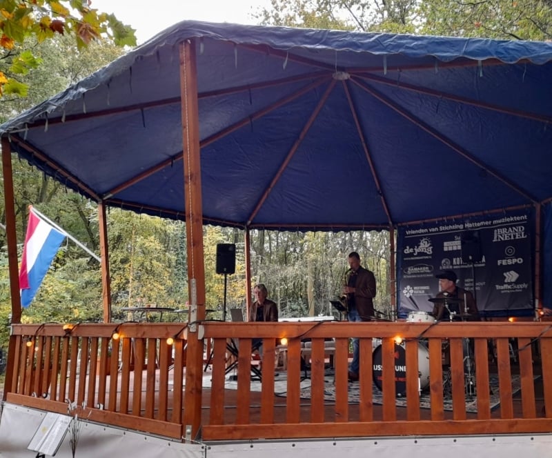 Muziektent Hattem stond op Molecaten Ruiterdag