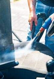 binnenkant auto reinigen