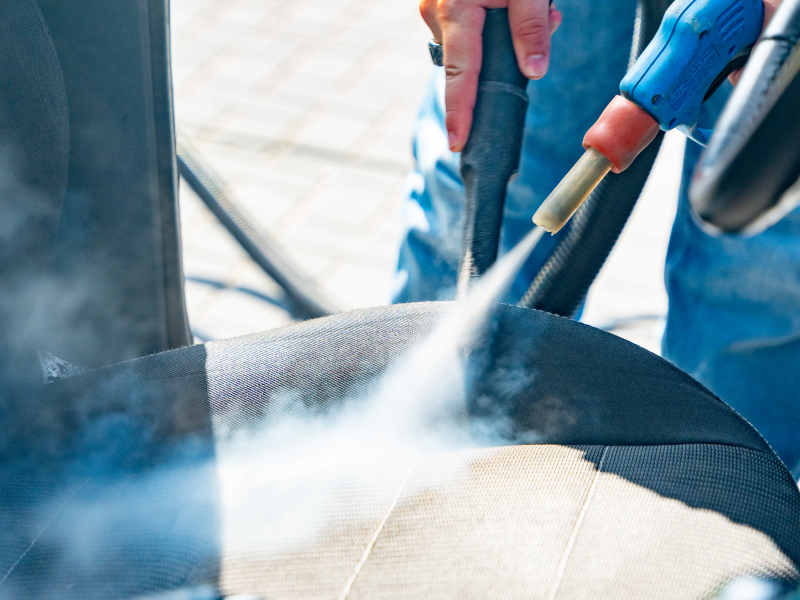 binnenkant auto reinigen