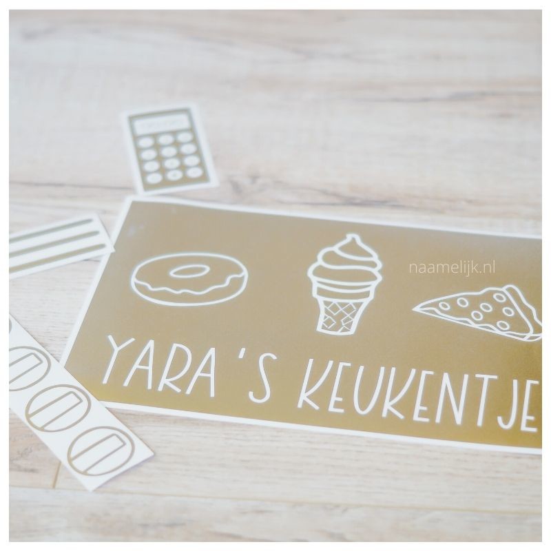 Ikea keukentje pimpen zonder verf - stickers Ikea keukentje pimpen zonder verf - stickers