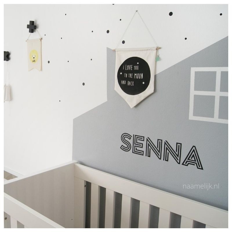 Toffe muurstickers Senna op de muur Toffe muurstickers Senna op de muur