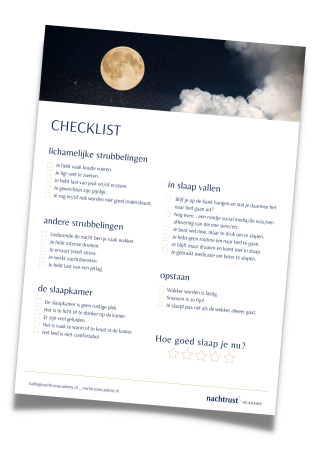 checklist scheef