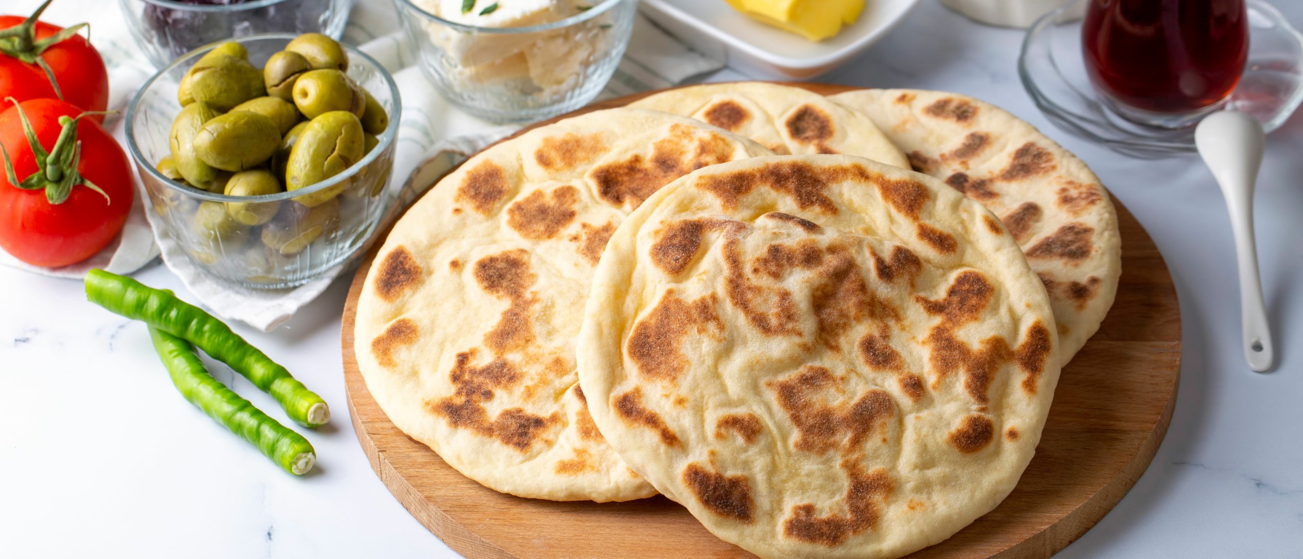 zuurdesem bazlama brood