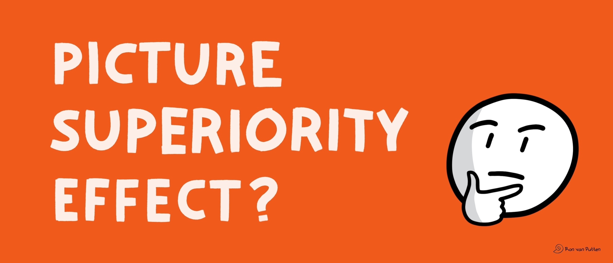 Picture Superiority Effect uitgelegd