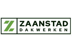 zwart-groene logo van Zaanstad Dakwerken met groene letter Z als beeldmerk