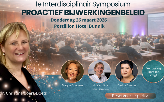 1e interdisciplinair symposium Proactief Bijwerkingenbeleid