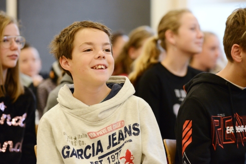 big brain show wetenschapsquiz schoolvoorstelling rond wetenschap het brein en psychologie voor jongeren in het eerste en tweede jaar secundair