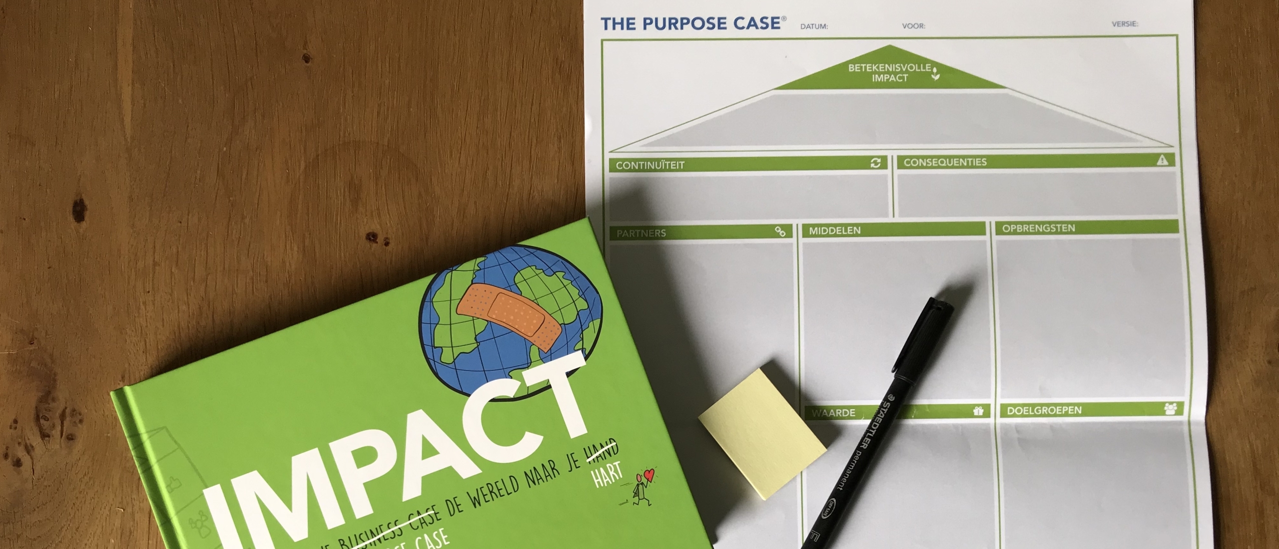 IMPACT boek en Purpose Case