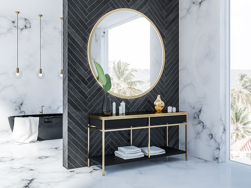 elegante badkamer