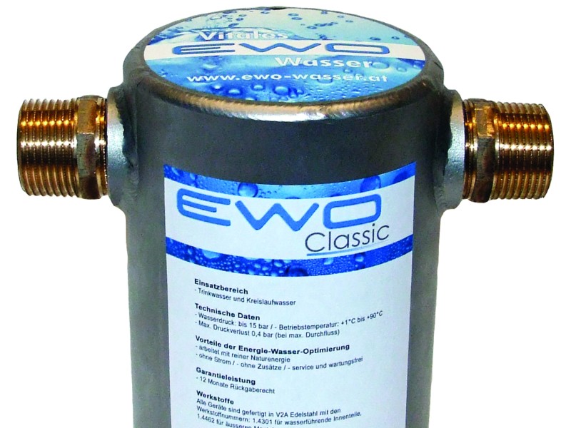 EWO Classic watervitalisatie voor het hele huis of pand
