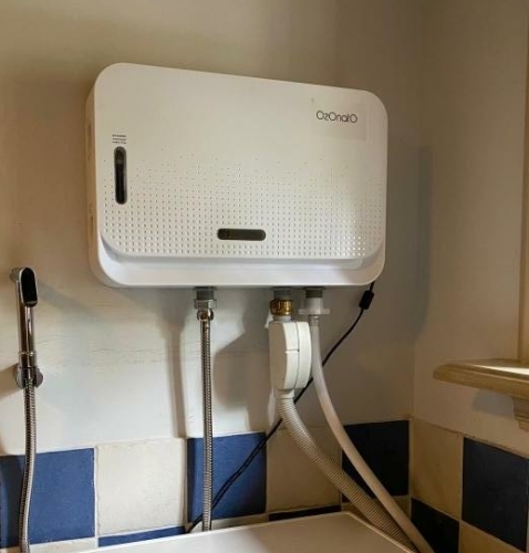 OzOnatO O3 generator van ozonrijk wasgoed / schoonmaakwater