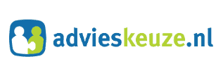 Logo van Advieskeuze.nl met reviewvermelding van Niki de Wolff