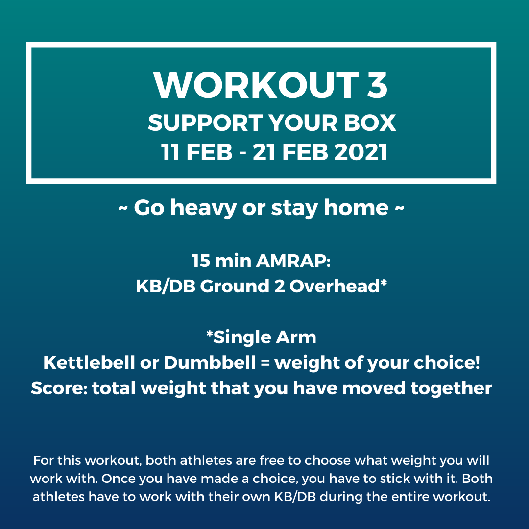 update workout 3 - support your box - njoya league