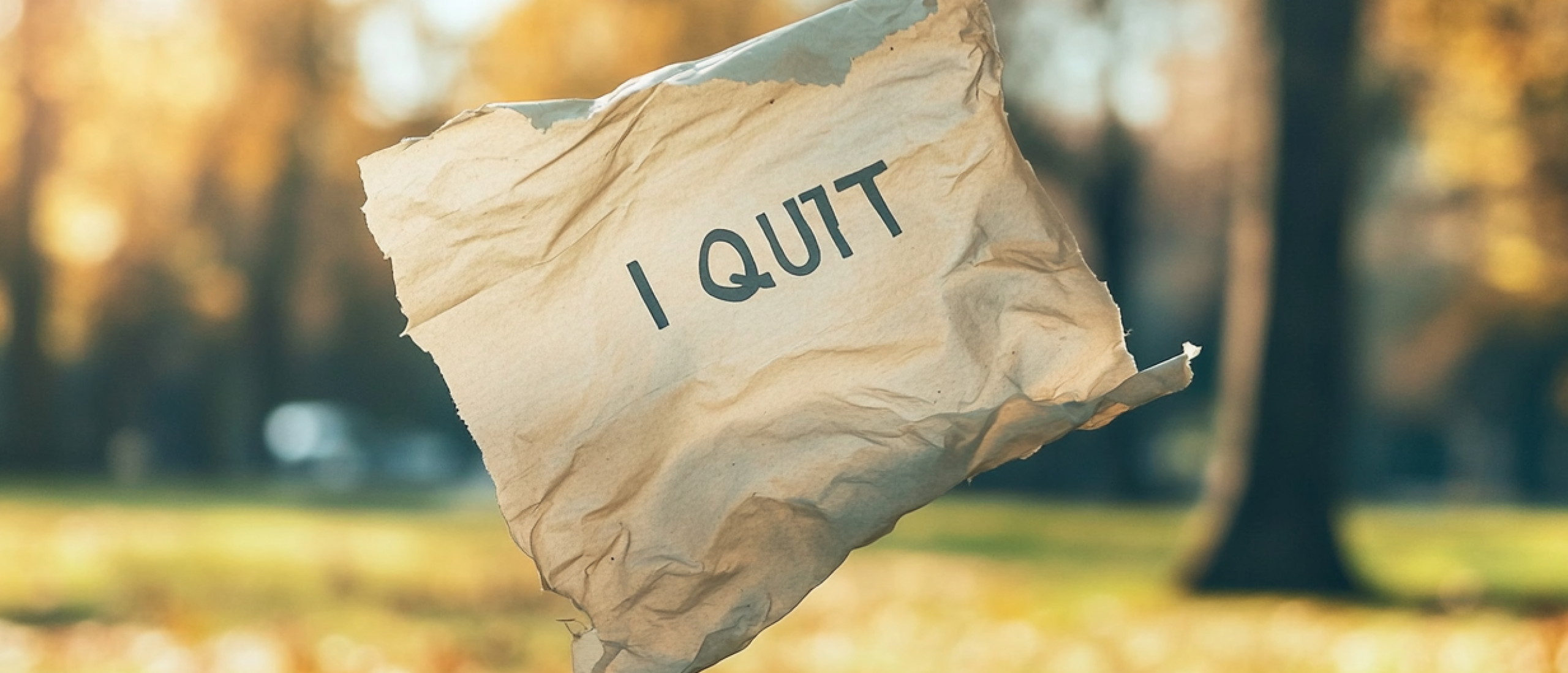 The Art of Quitting: Waarom opgeven soms de slimste keuze is