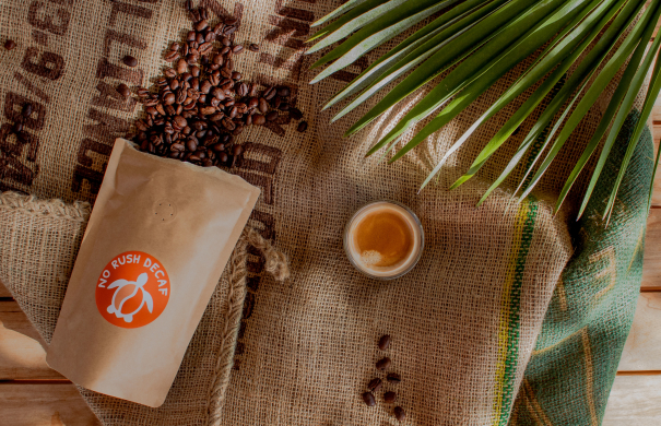 No Rush Decaf cafeïnevrije koffie No Rush Decaf cafeïnevrije koffie