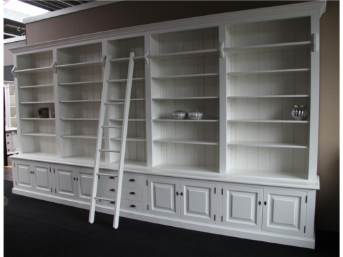 boekenkast op maat 450cm