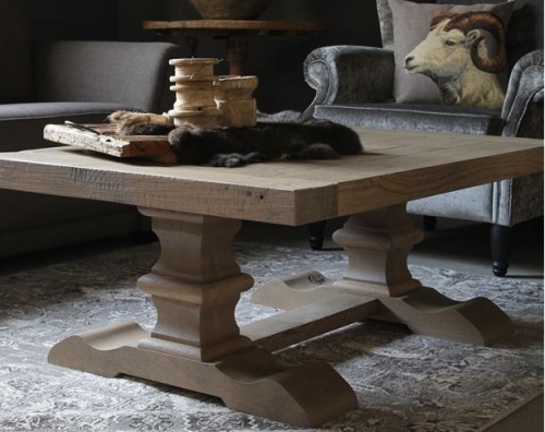eiken klooster salontafel