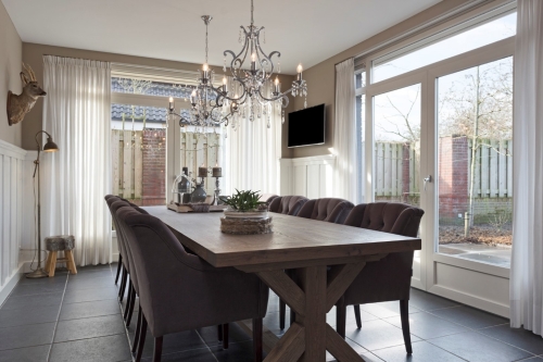 Eetkamer landelijke sfeer