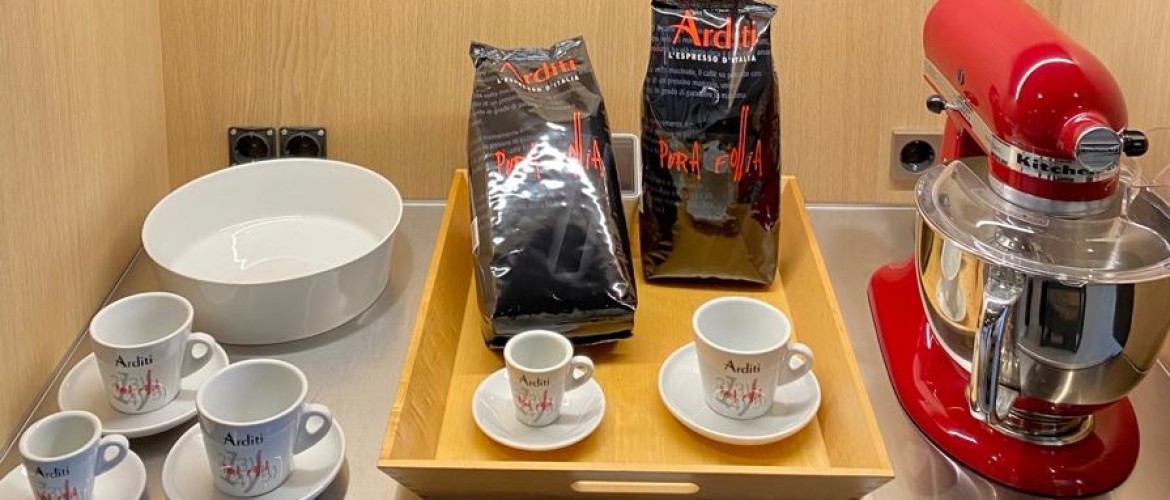 Bulthaup Zwolle schenkt vanaf vandaag ook Arditi espresso d'Italia