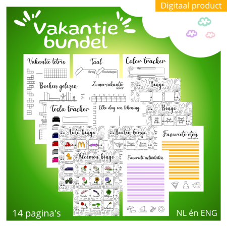 vakantie bingo trackers