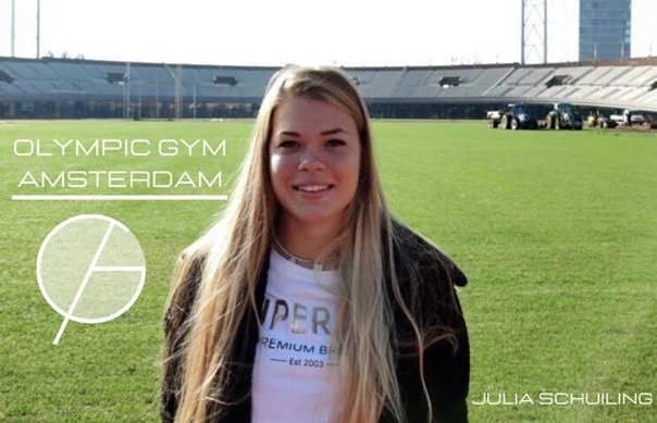 Nieuwe stagiaire Julia Schuiling Olympic Gym