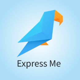 Logo van de app: Express Me
