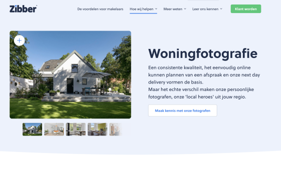 voorbeeld woning presentatie - fotografie en enkele foto's van een woning