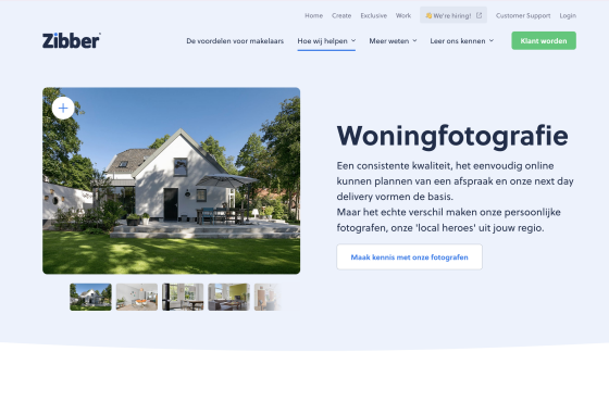 voorbeeld woning presentatie - fotografie en enkele foto's van een woning