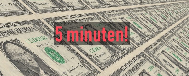 Belastingmiddeling; geld verdienen in 5 minuten!