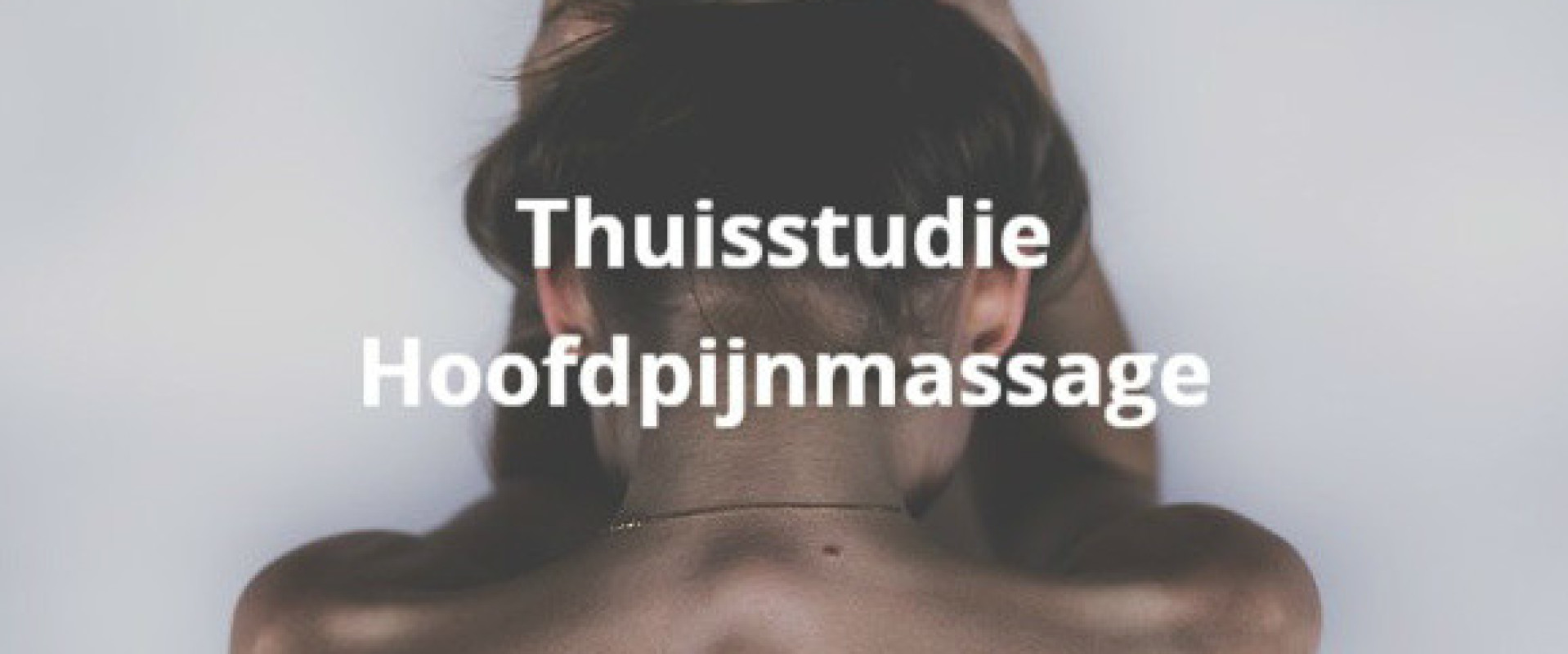 Hoofdpijnmassage