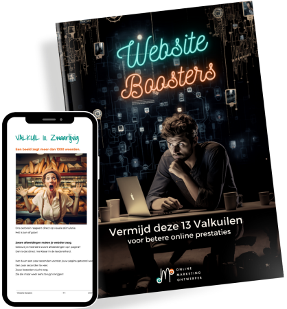 Cover e-book Website Boosters - Online Marketing Ontwerper