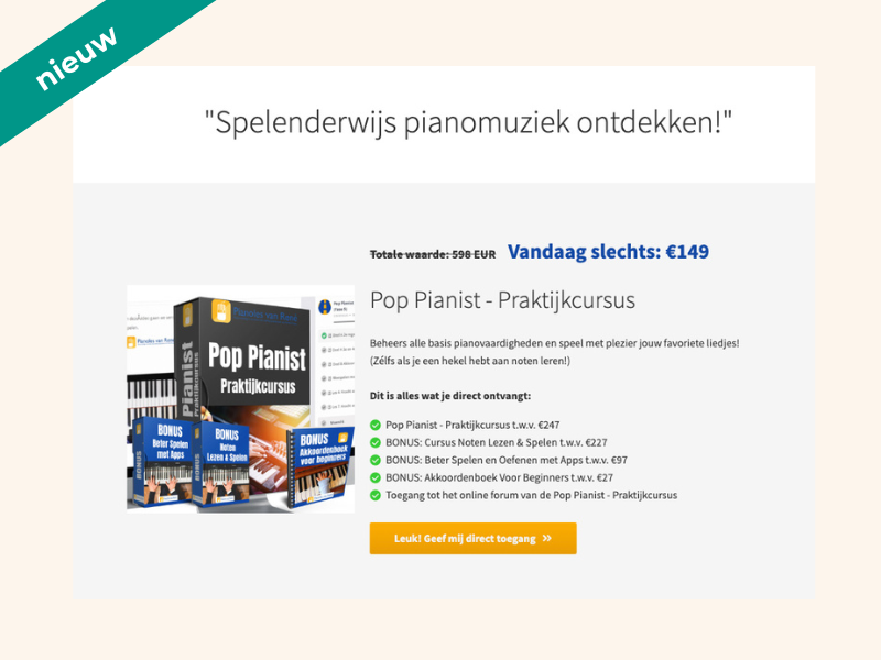 Webpagina Pop Pianist NIEUW - Phoenix Hulp