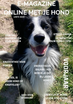 Kaft E-magazine Online met je hond lente 2023