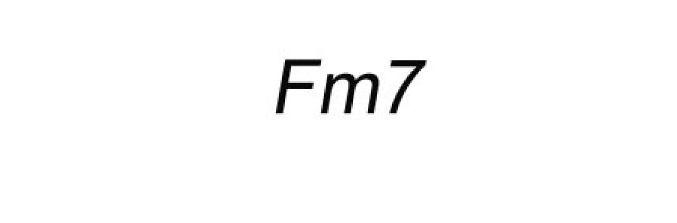 Fm7 akkoord gitaar