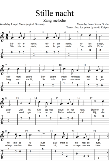 Kerstliedjes spelen op de gitaar. Alle akkoorden die je nodig hebt!