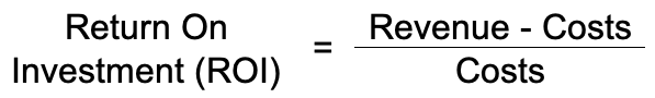 Calculate ROI